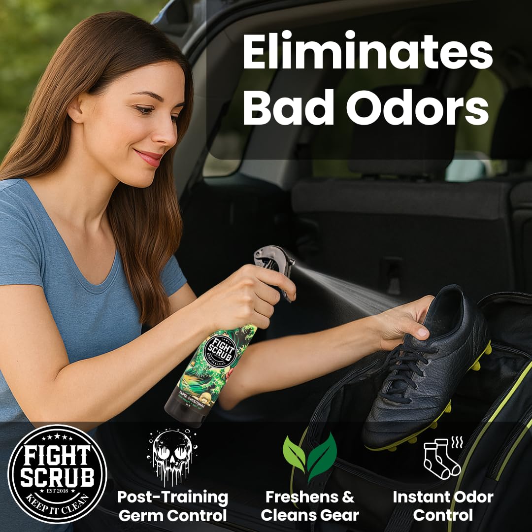 Fight Scrub combat sports hygiene spray for boxing gloves and pads