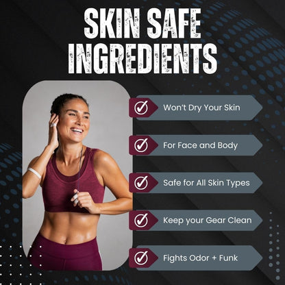 Eight ounce Fight Scrub battle spray for sweat odor elimination
