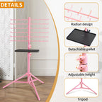 Double sided 120 peg braiding hair display stand with included styling combs