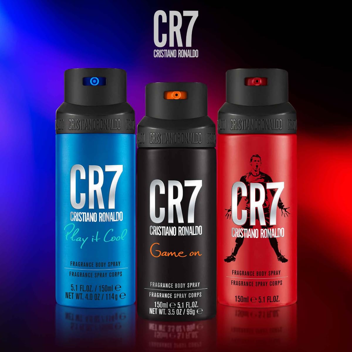 Authentic CR7 Play It Cool imported men grooming spray bottle