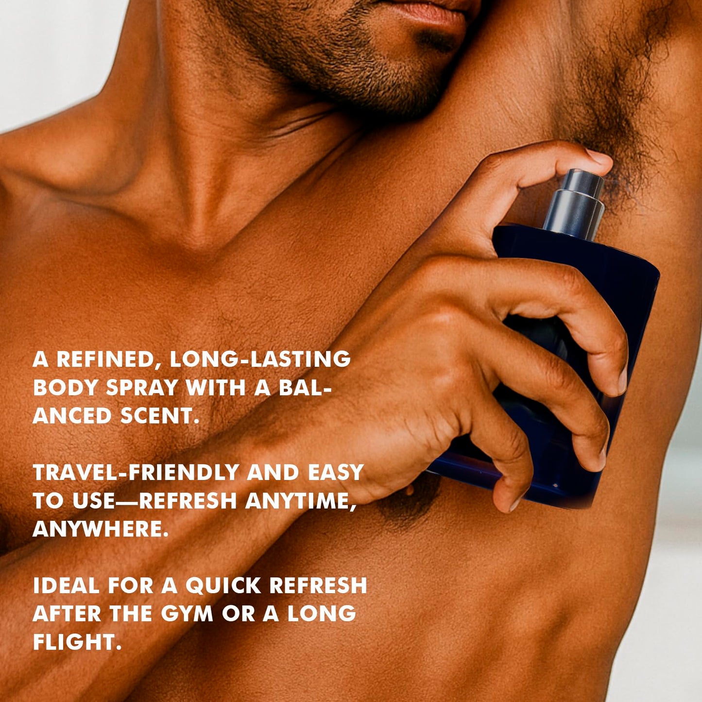 Azulfra long lasting deodorizing body spray showing silver spray nozzle cap