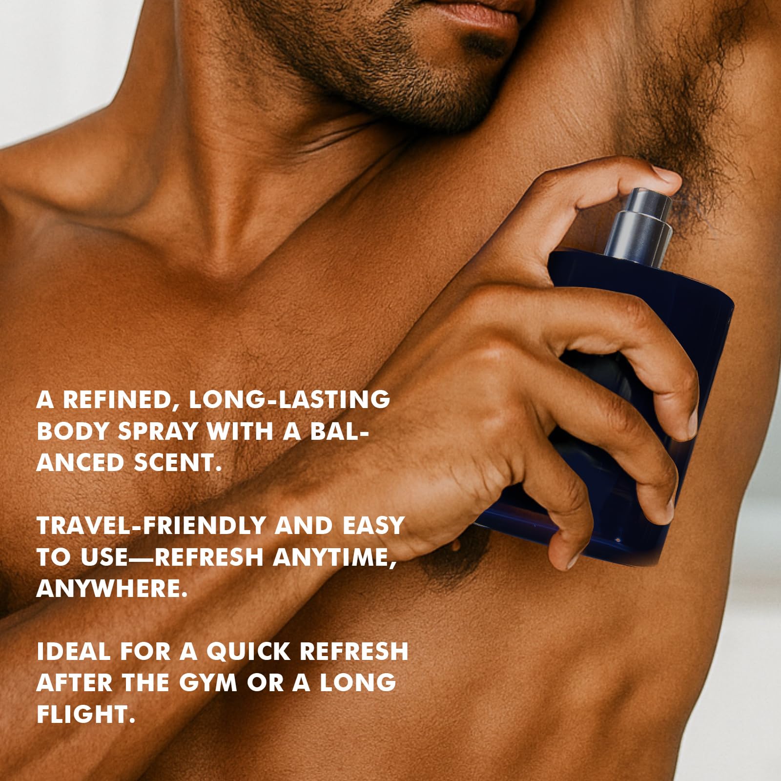 Azulfra long lasting deodorizing body spray showing silver spray nozzle cap