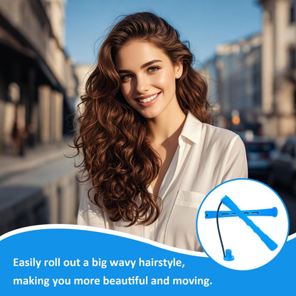 Side view of the small plastic perm rollers for short and long hair.