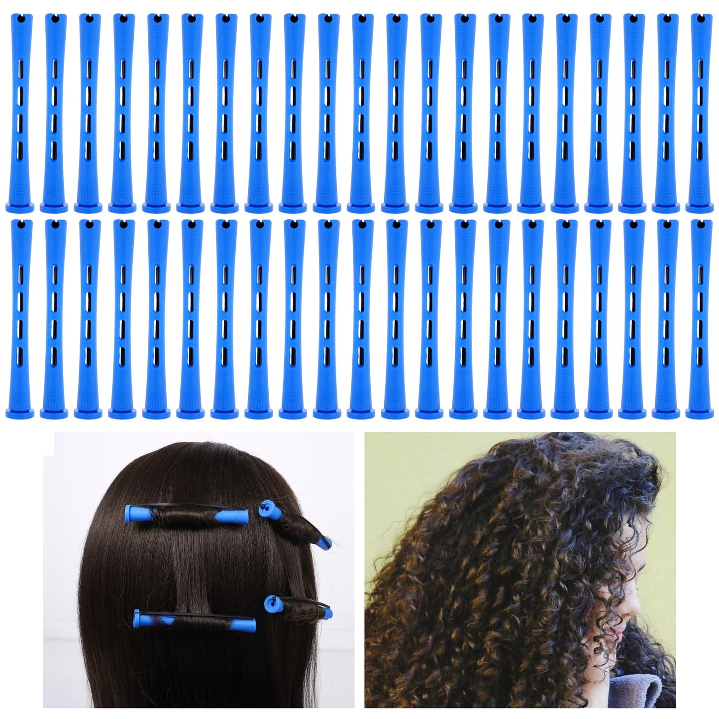 NUDFSY short hair curling rollers being prepped for professional salon or home hairdressing.