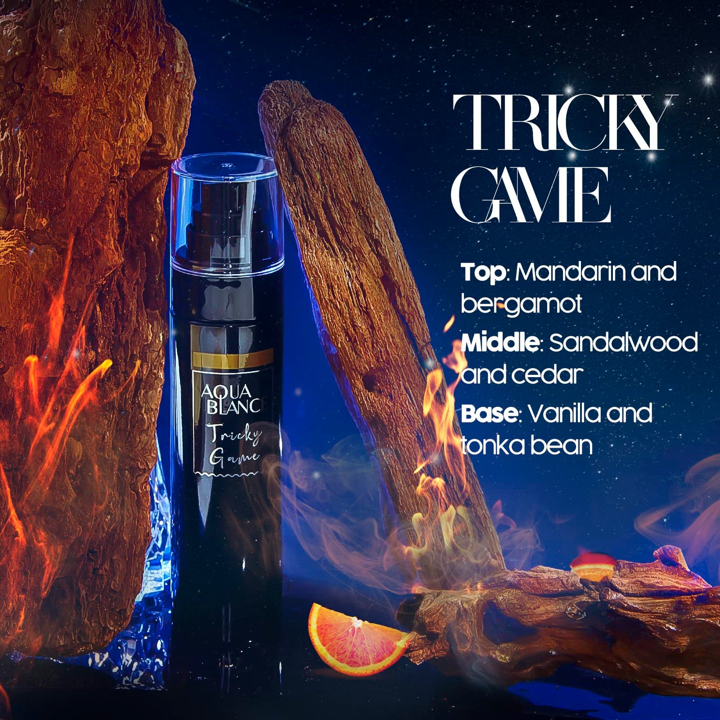 AQUA BLANCE refreshing fragrance mist collection for men imported from USA