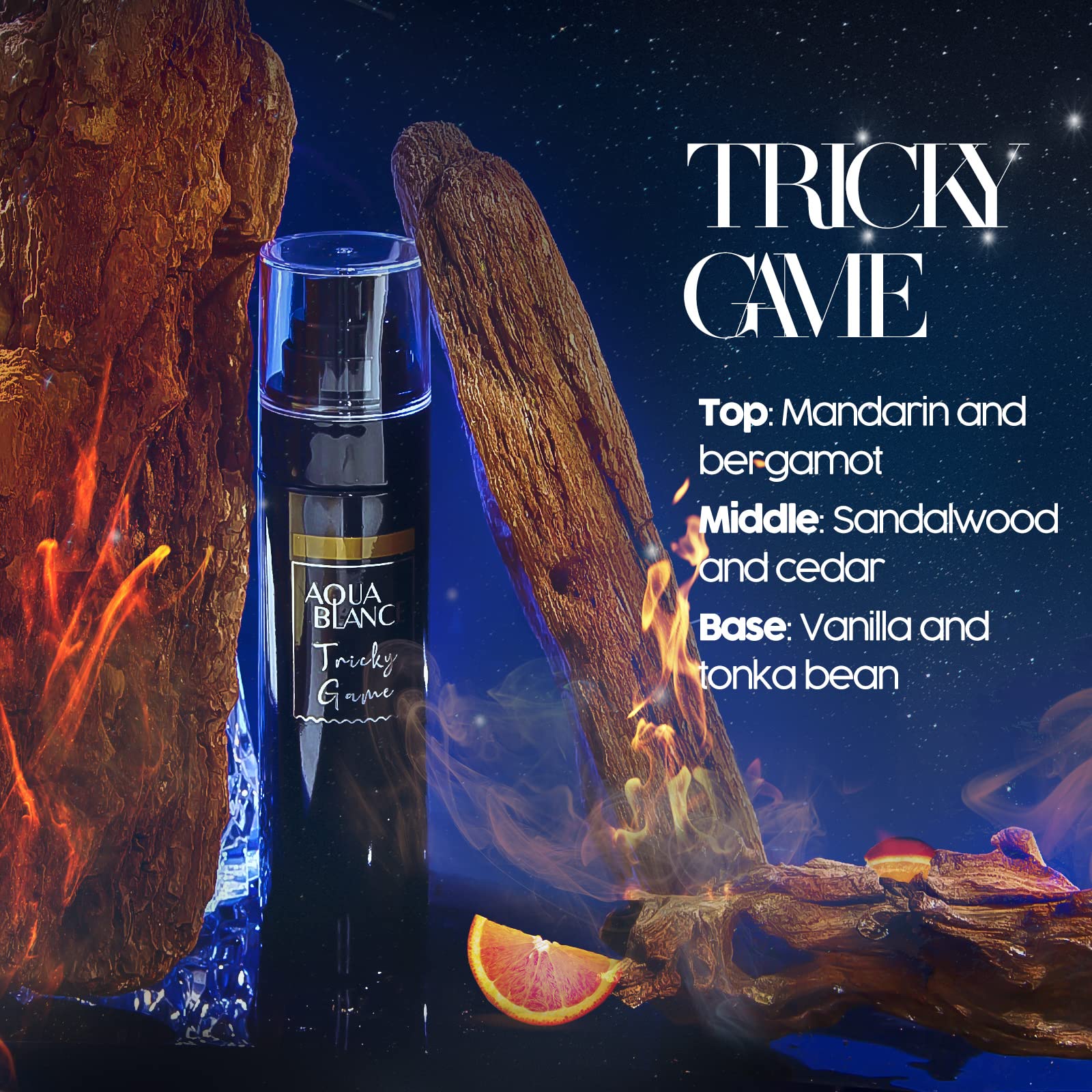 AQUA BLANCE refreshing fragrance mist collection for men imported from USA