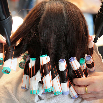 Disposable salon items for cold and hot perms packaging details