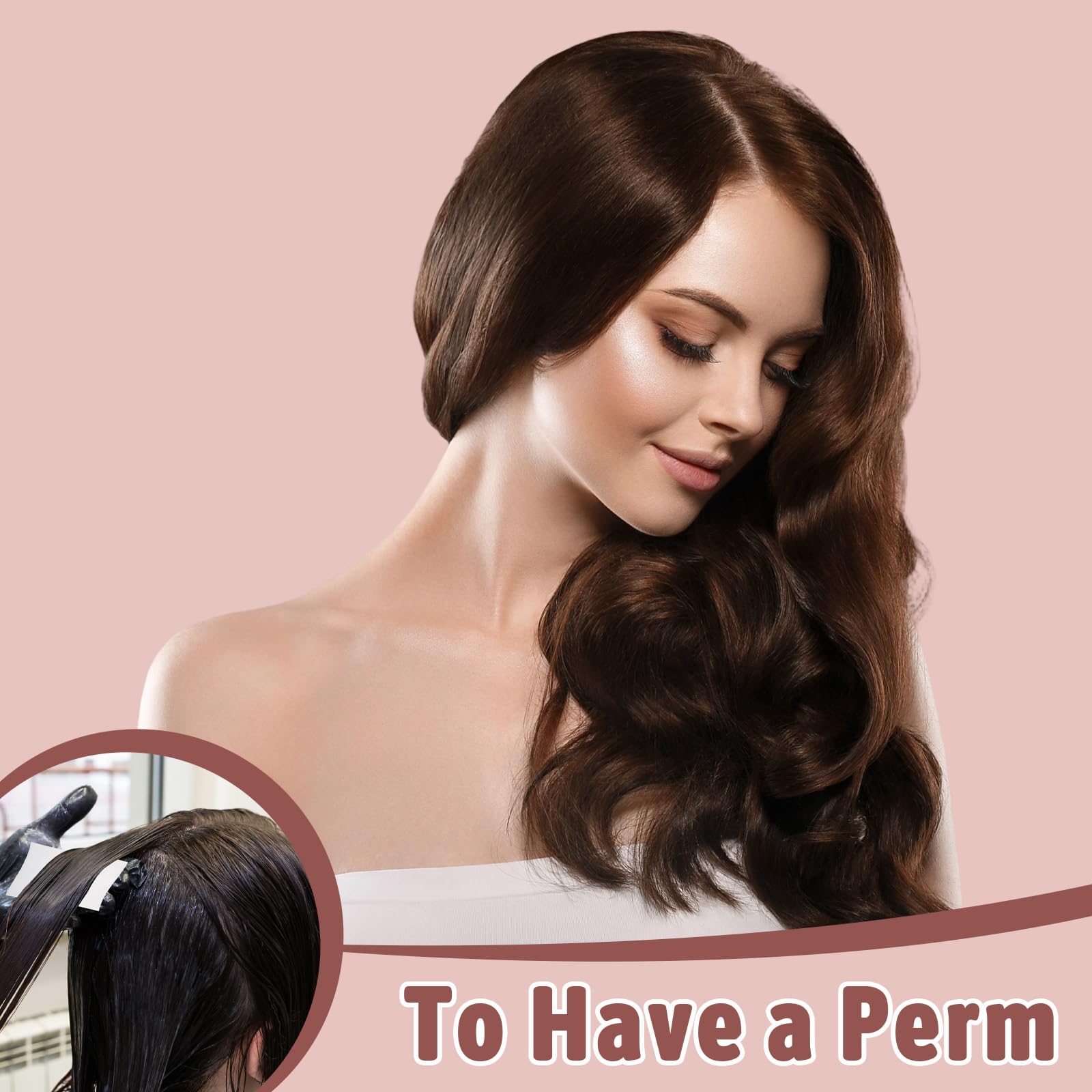 Professional hair curling end papers being prepped for DIY home perming