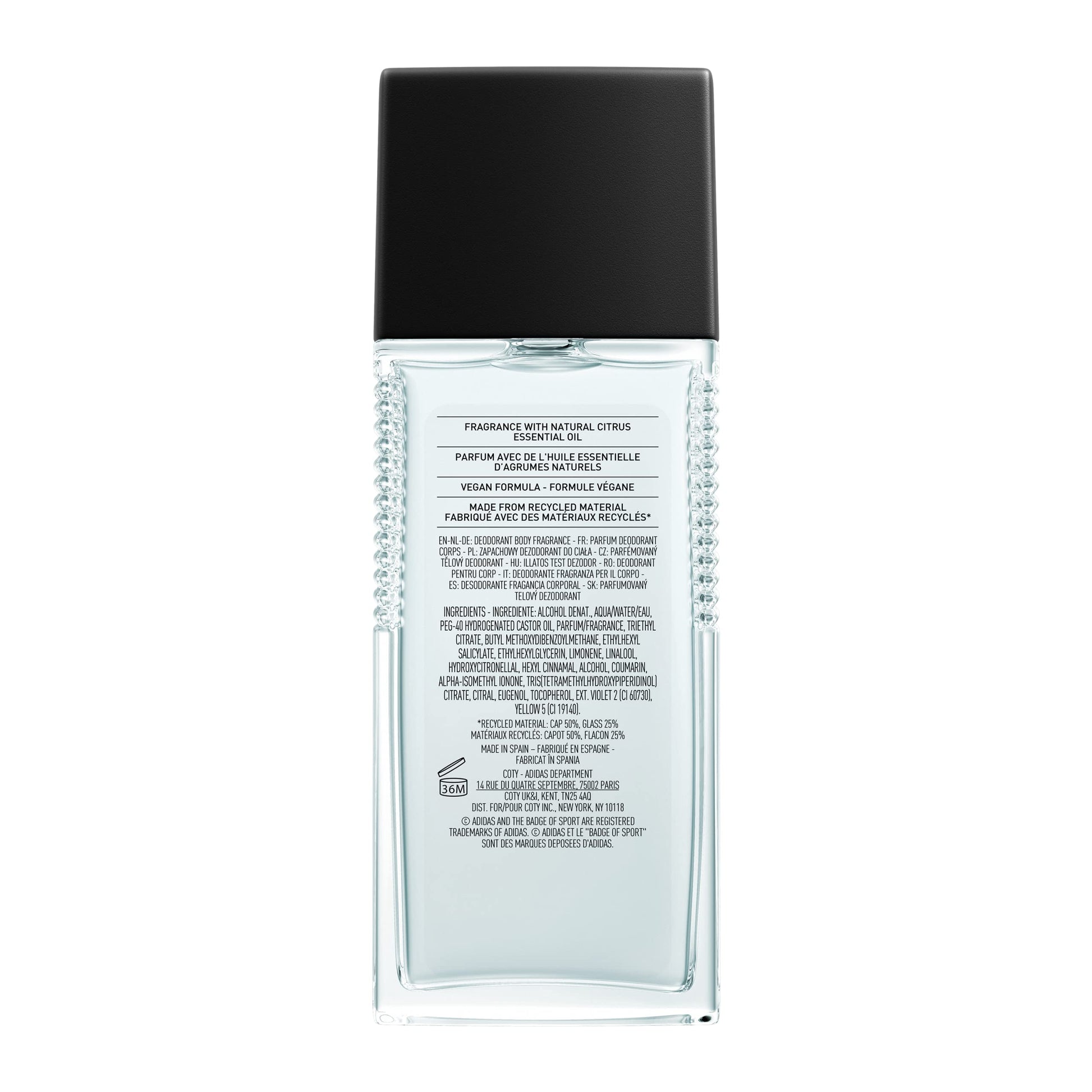 Adidas Dynamic Pulse travel size men's sporty body spray bottle