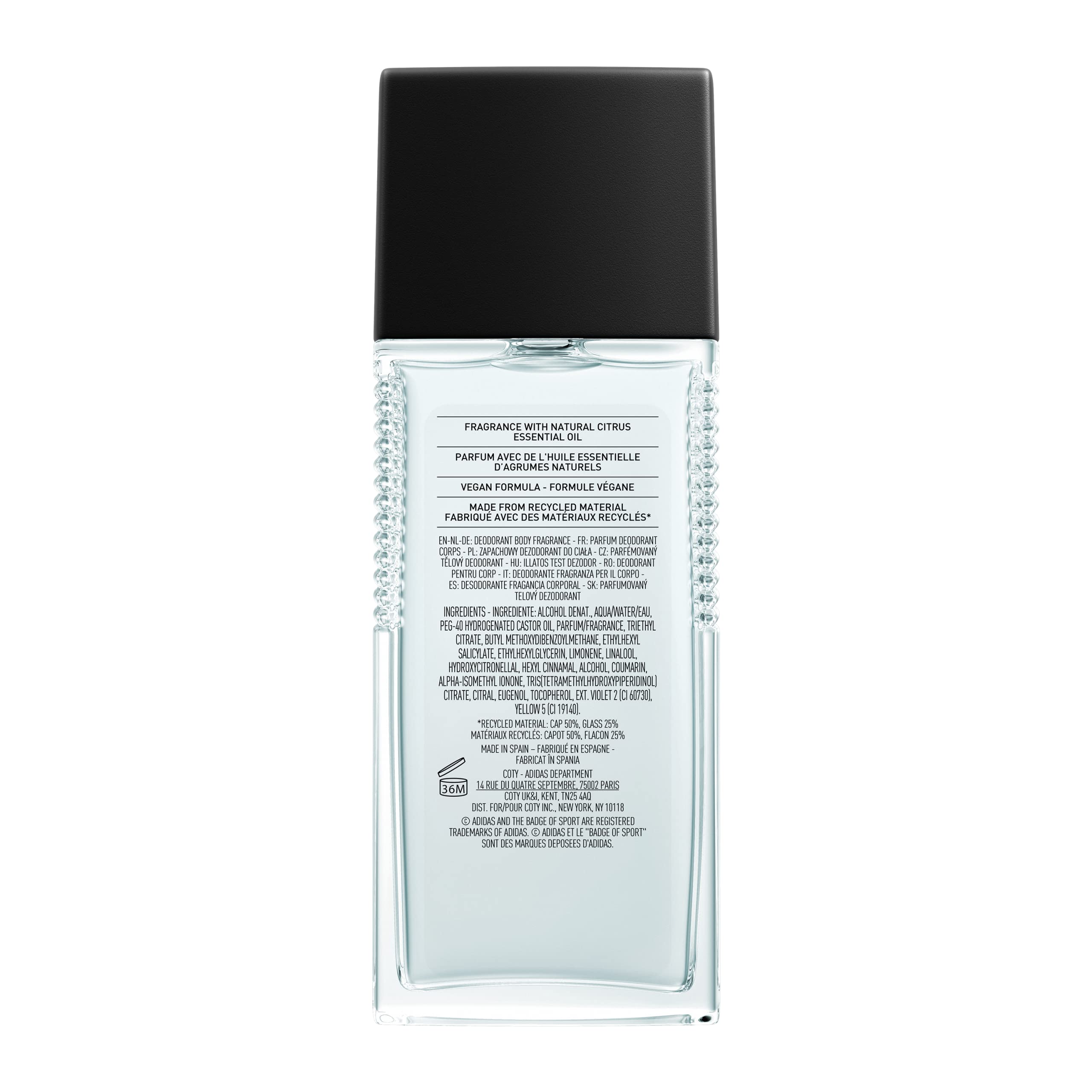 Adidas Dynamic Pulse travel size men's sporty body spray bottle