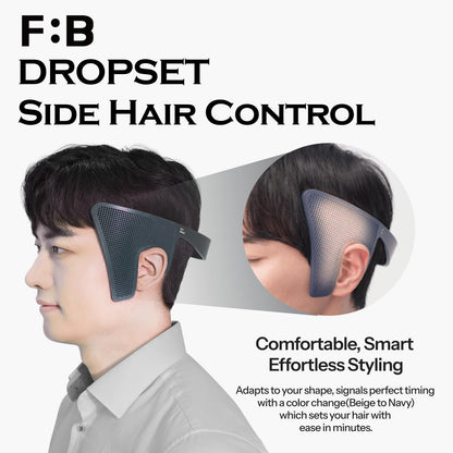 FORBEAUT DropSet down perm headband showing the patented air hole technology for optimal airflow.