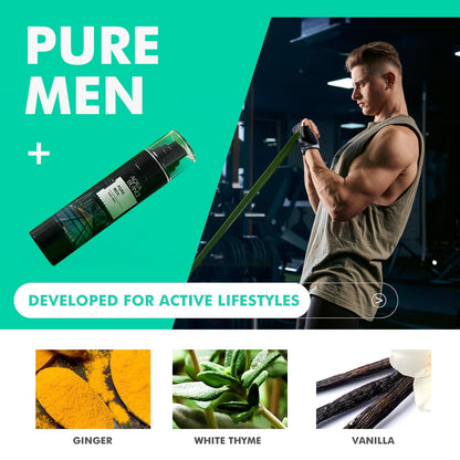 Aqua Blance mens deodorizing body spray set featuring tricky game night blue and agiomme scents