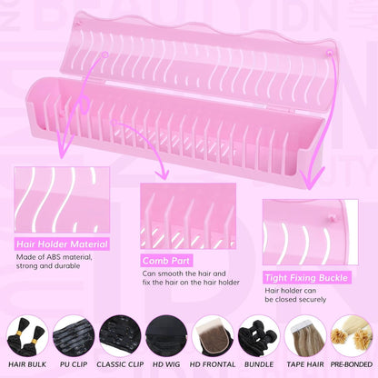 Premium ABS plastic hair styling stand with four installation tools