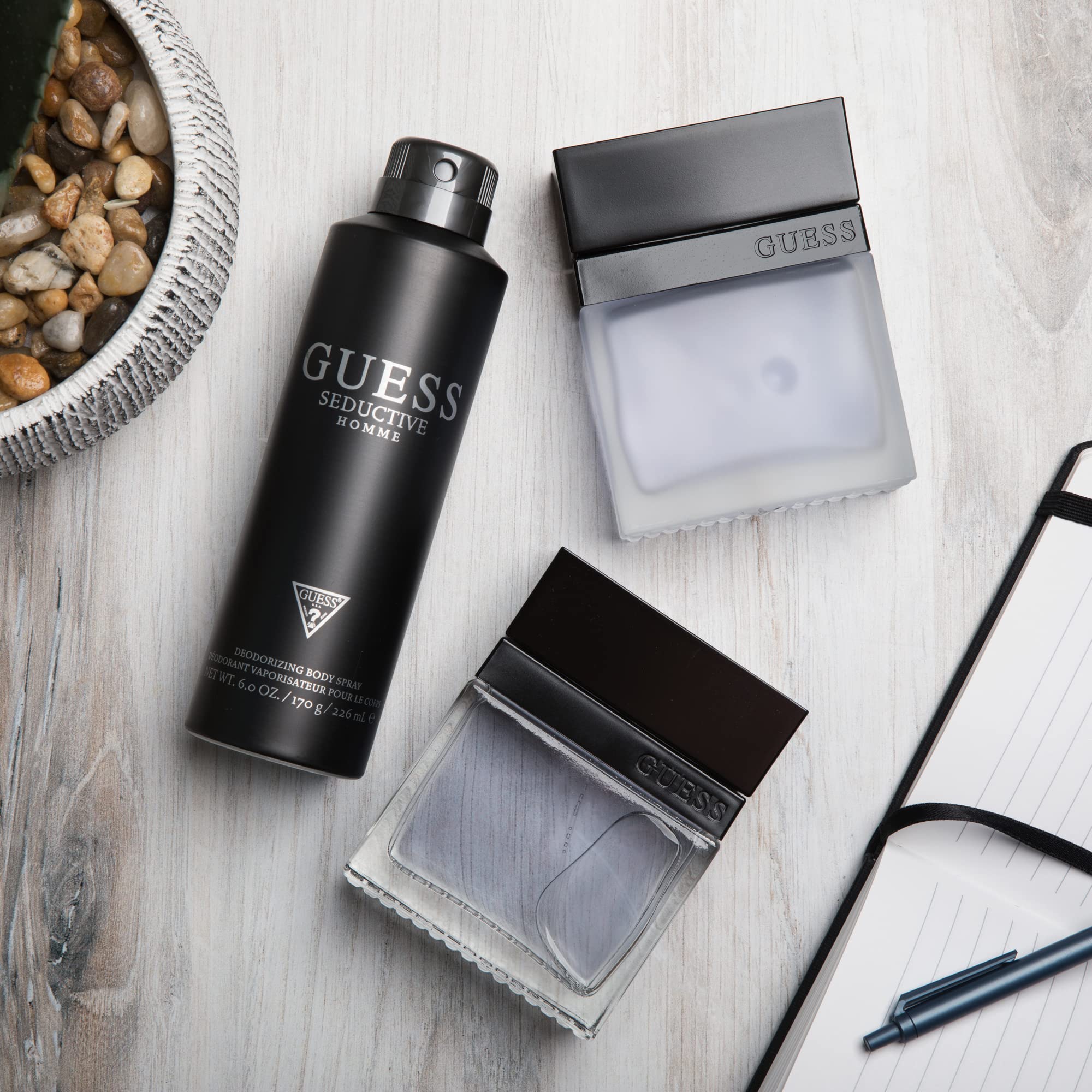 GUESS Seductive Homme 6 Fluid Ounce premium grooming spray bottle