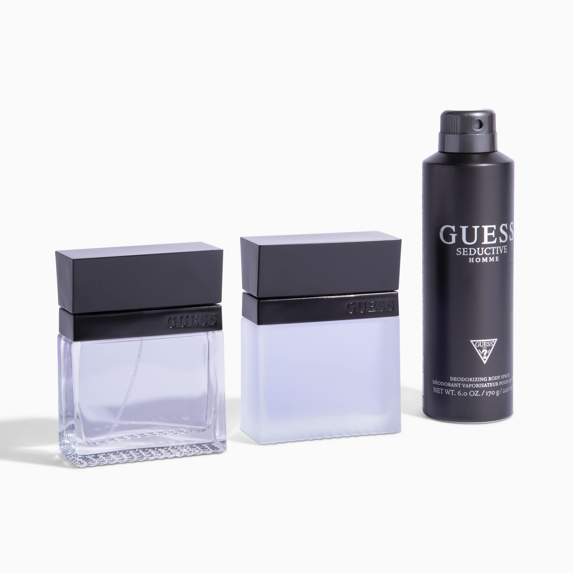 USA imported GUESS Seductive Homme spray packaging directions