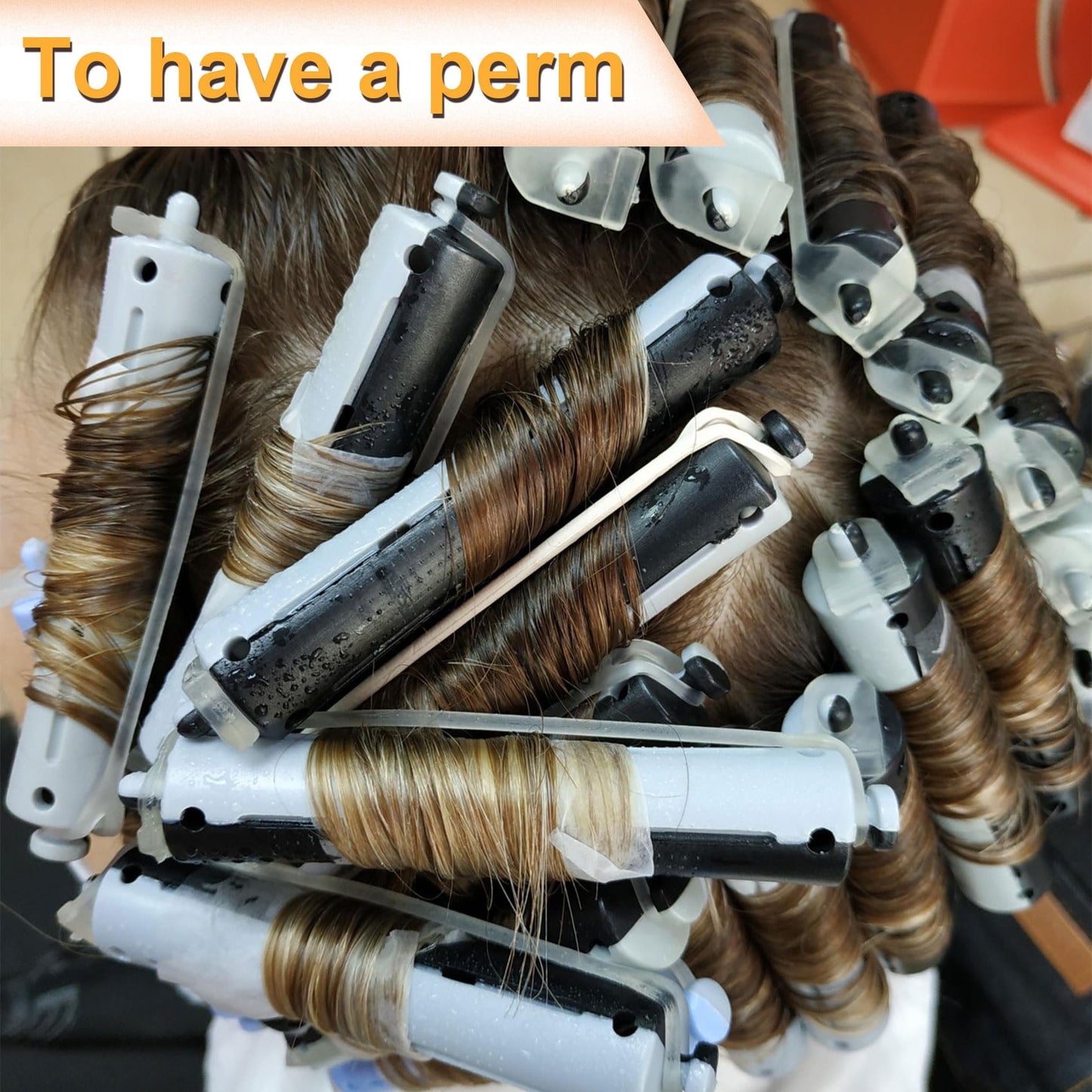 Close up view of CustomyLife high temperature resistant curling paper for professional hairstylists.