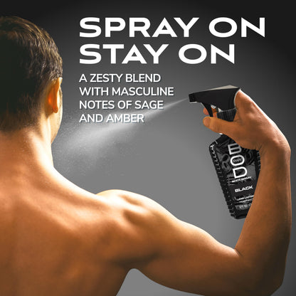 BOD Man Black fragrance profile featuring tonka bean and sandalwood
