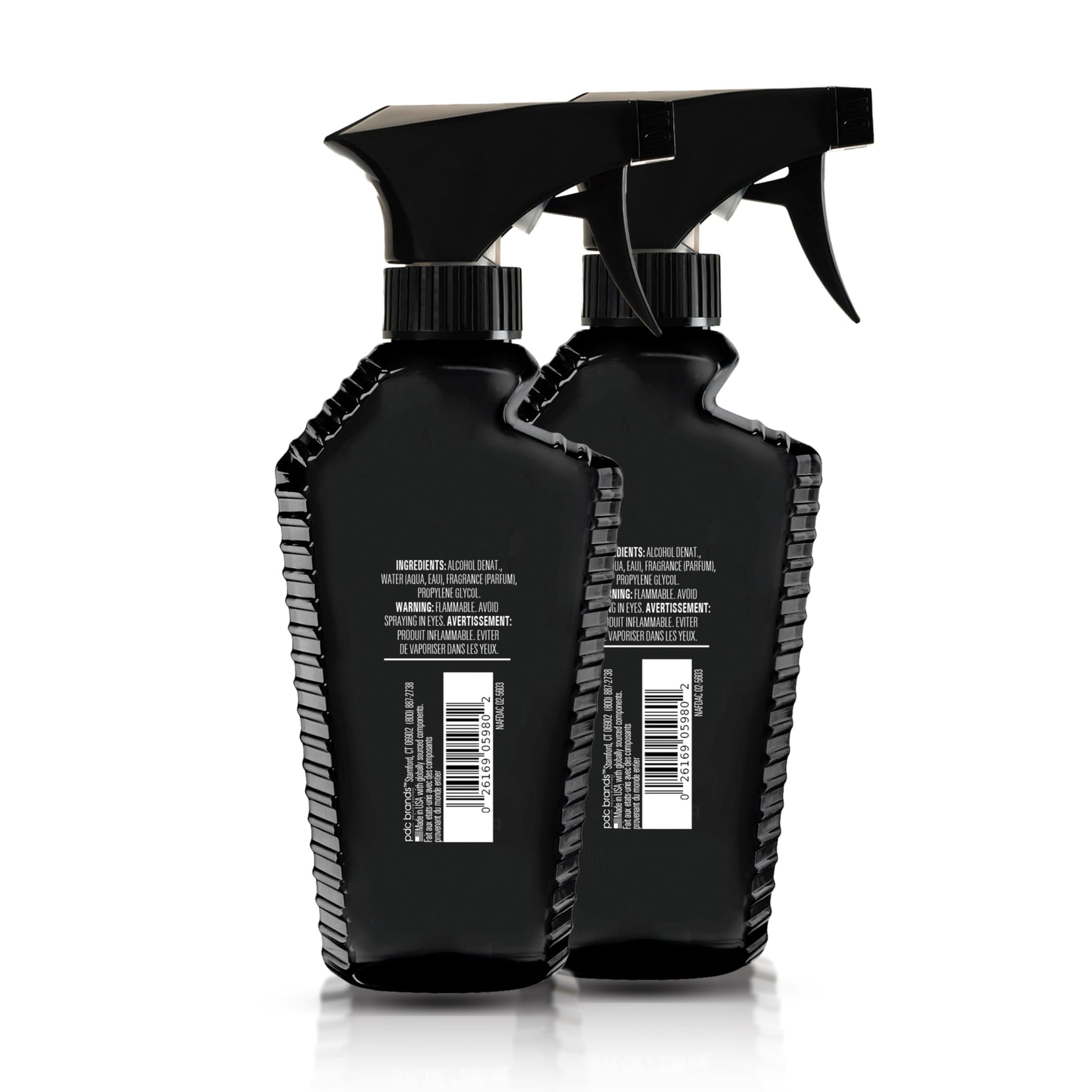 BOD Man Black body spray twin pack for men daily grooming