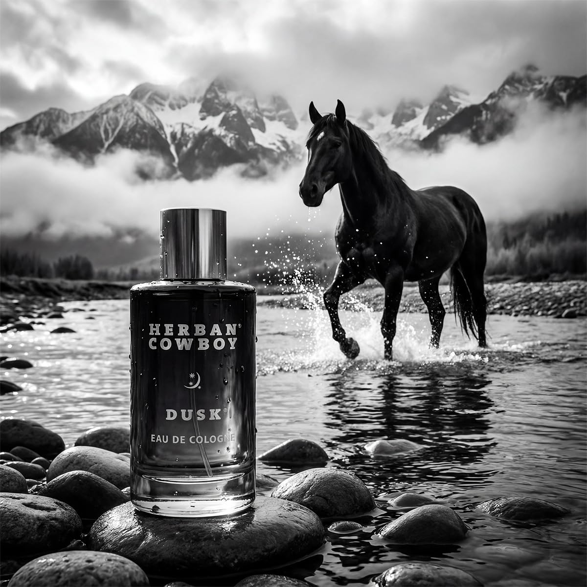 Side profile of Herban Cowboy Dusk cologne