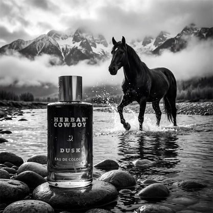Side profile of Herban Cowboy Dusk cologne