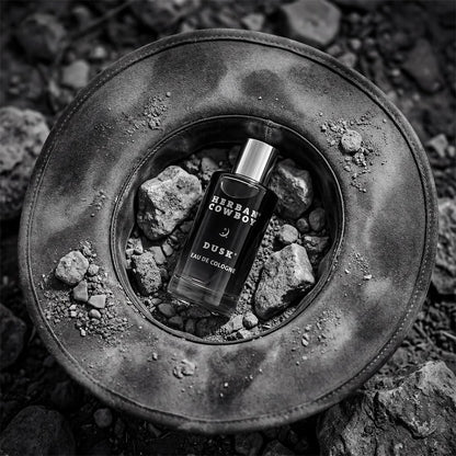 Top cap view of Herban Cowboy Dusk men's fragrance