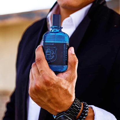 Top view of C.O. Bigelow Elixir Blue cologne