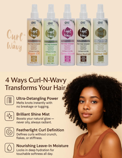 On Natural hair enhancer for wigs and natural hair