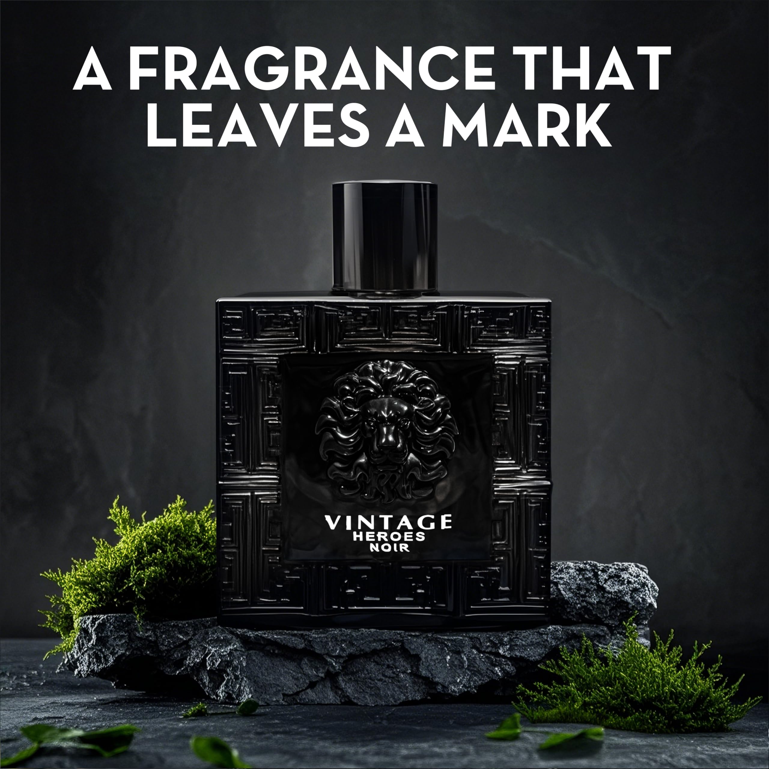 Valentine Men cologne bottle texture detail