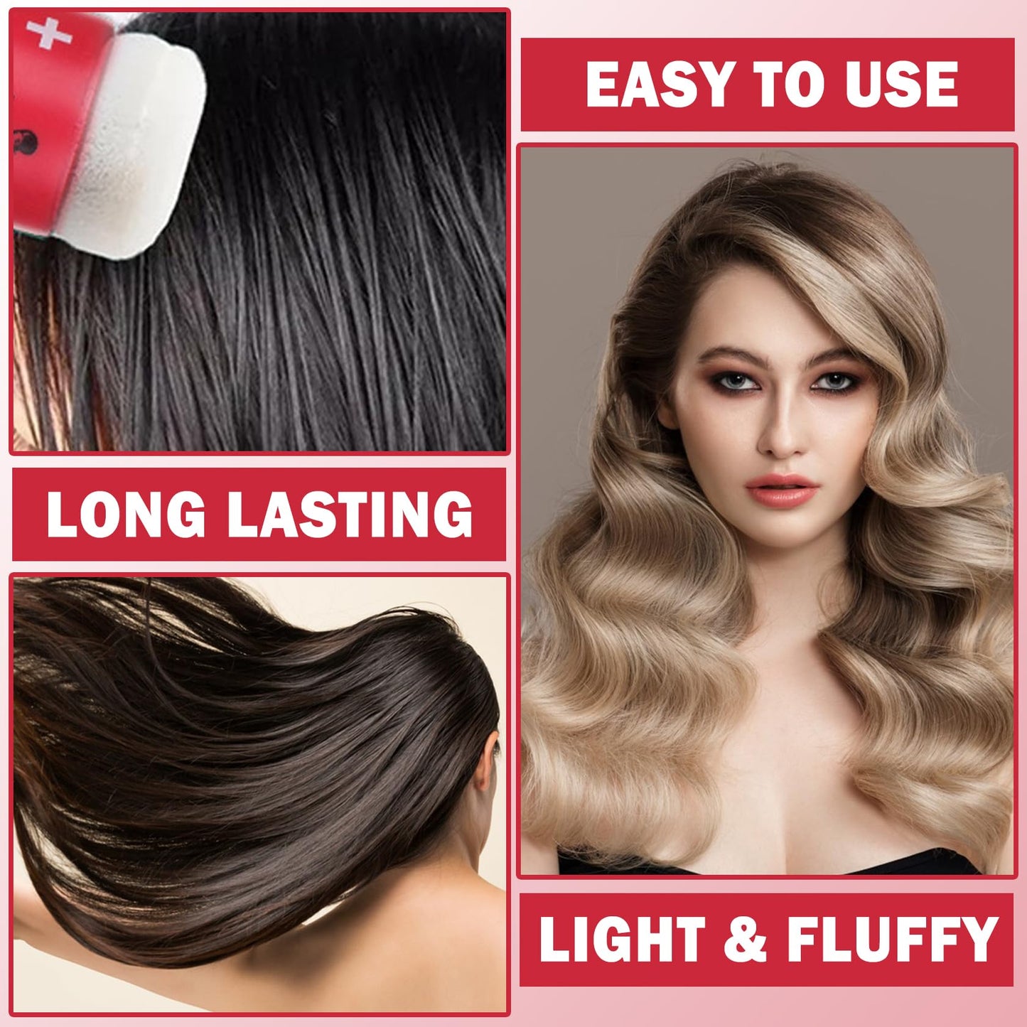 Authentic POPOTIM texturizing powder demonstrating root lifting and fluffing capabilities