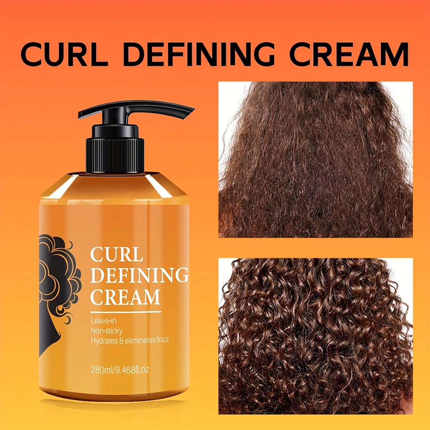 YJLYQF anti frizz curling cream application texture