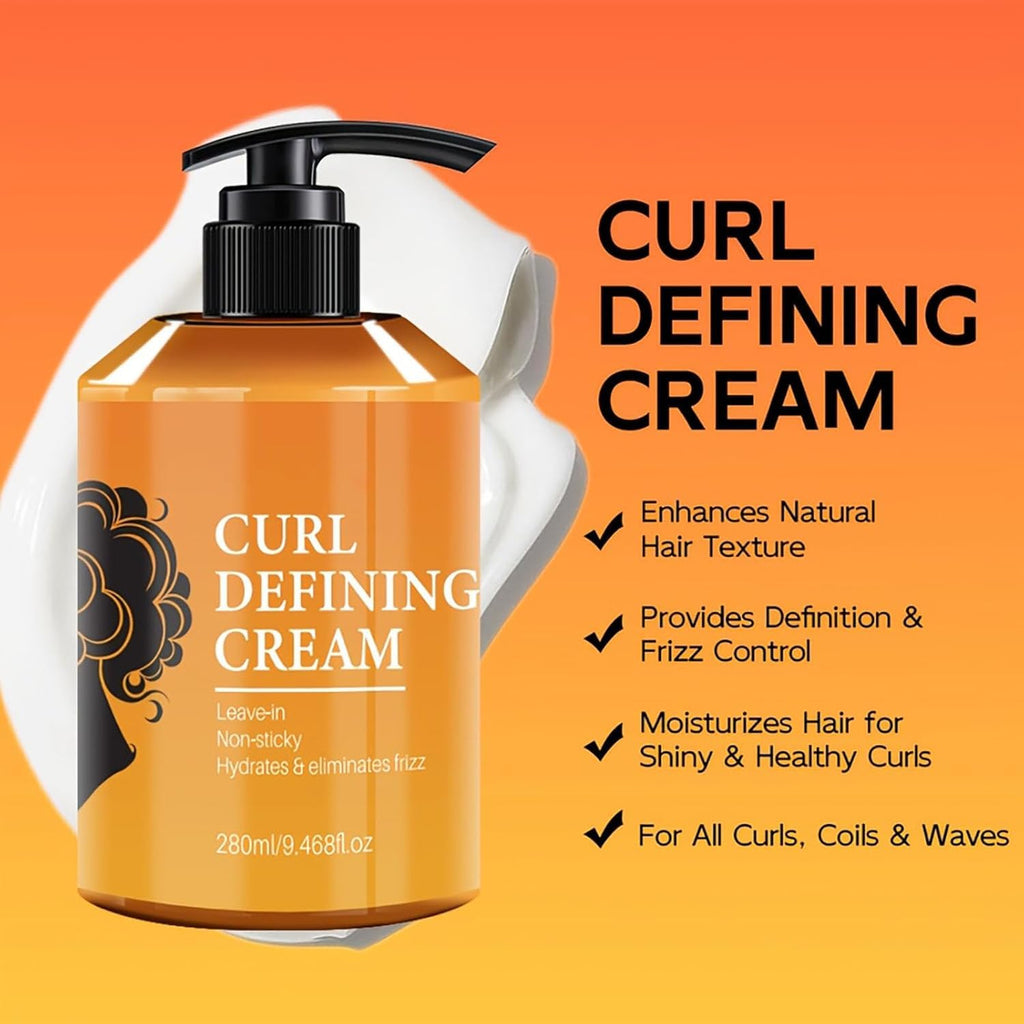 YJLYQF hair styling cream for wavy and curly hair