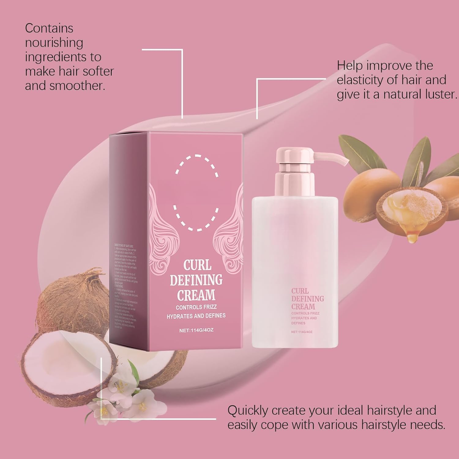 Benefits of Grospe curl cream for curly hair