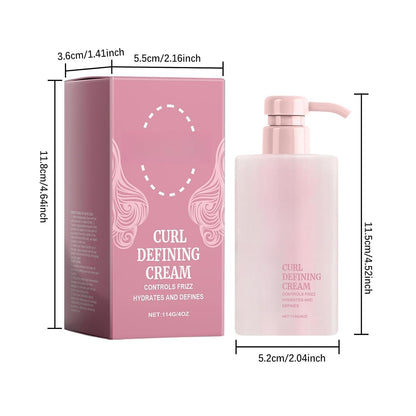 Professional hair styling with Grospe curl cream