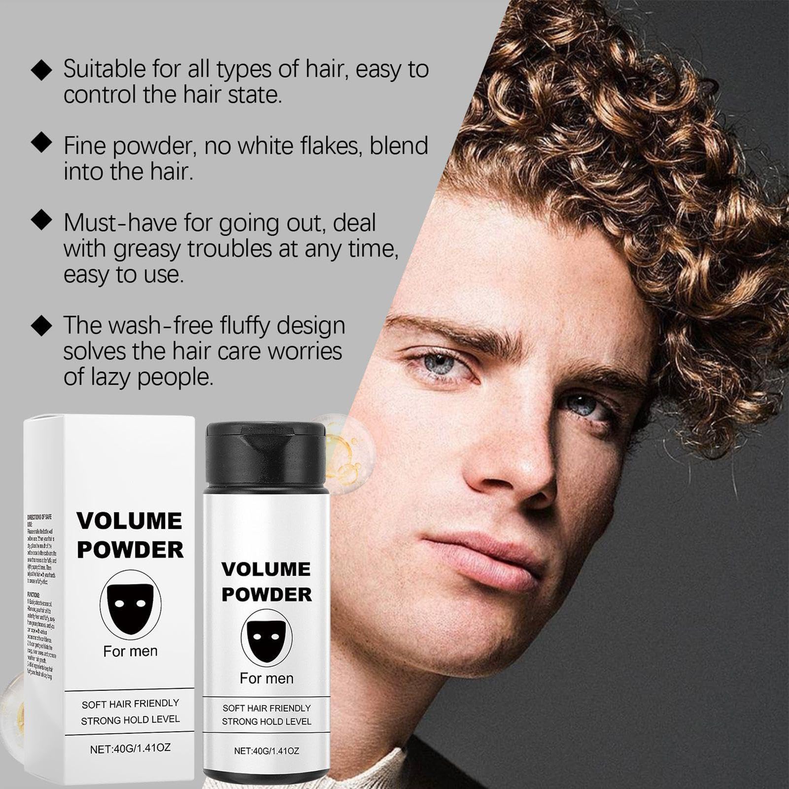 Herbinsols volumizing hair styling powder bottle
