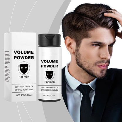 Texture powder for hair styling application demonstration