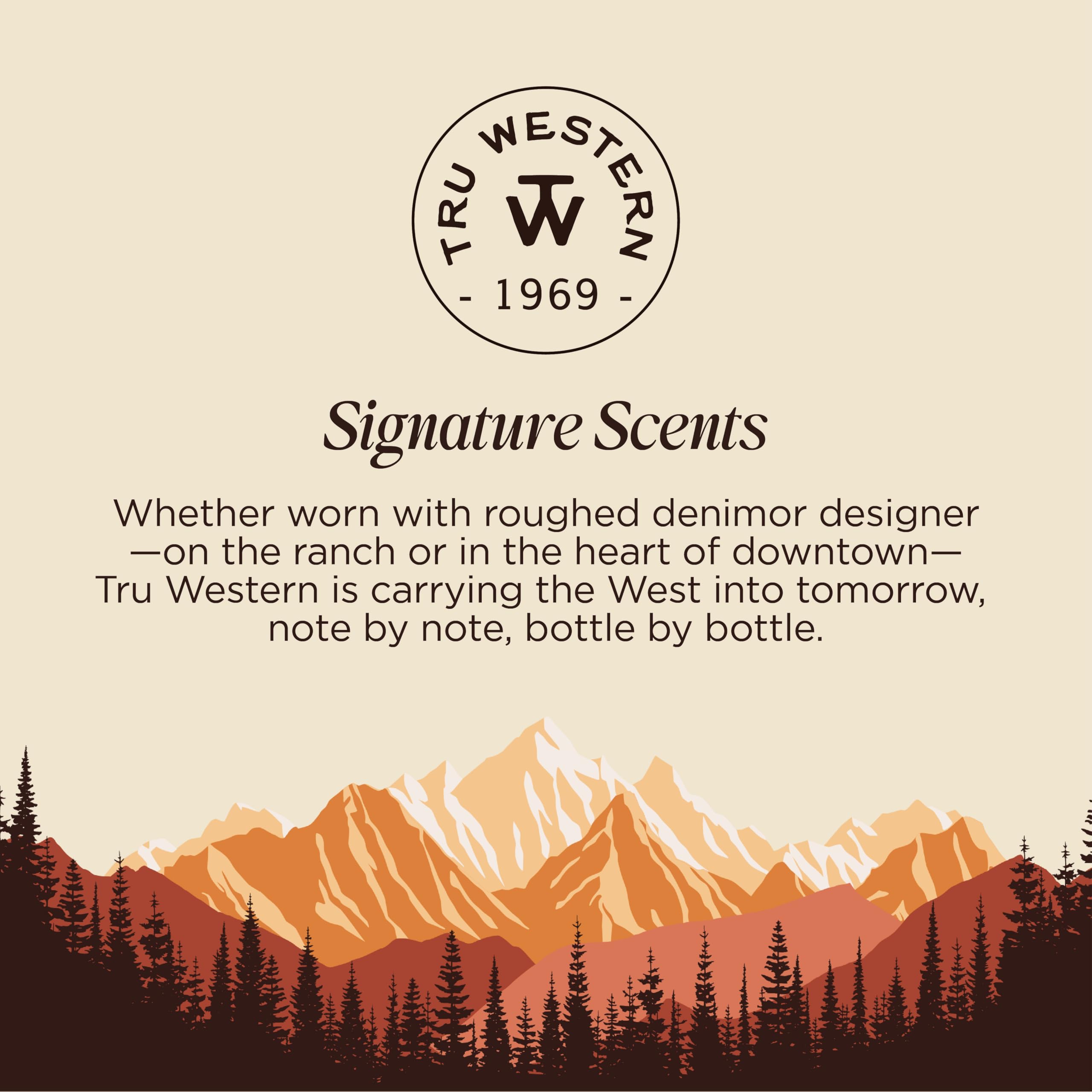 Authentic Tru Western Private Reserve men's fragrance packaging