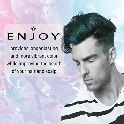 Enjoy professional sulfate free scalp revitalizer bottle showing application nozzle