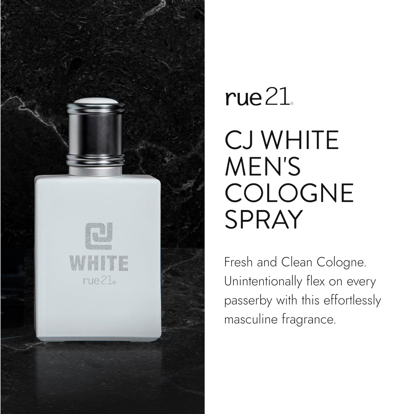 Rue 21 CJ Red 1.7 fluid ounce fragrance bottle packaging