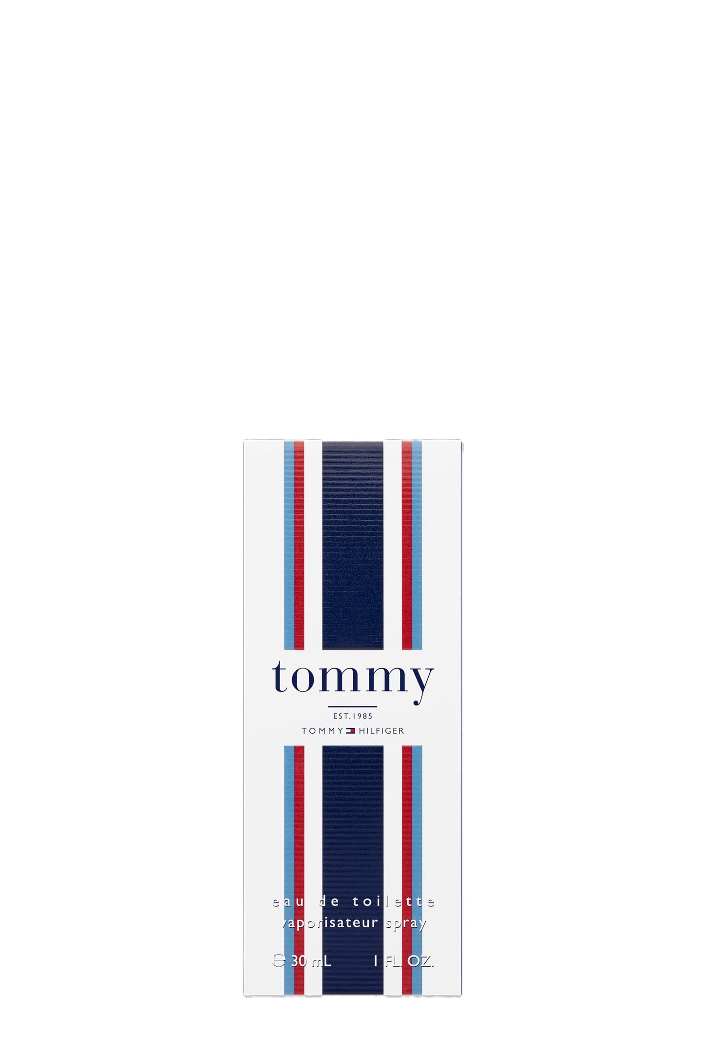 Tommy Hilfiger Tommy Eau de Toilette 30 Milliliters clear bottle on retail display