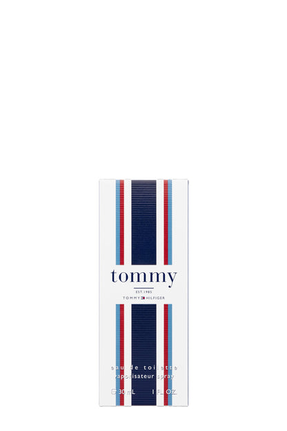 Tommy Hilfiger Tommy Eau de Toilette 30 Milliliters clear bottle on retail display