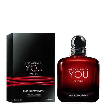 Emporio Armani Stronger With You Parfum for men lifestyle shot