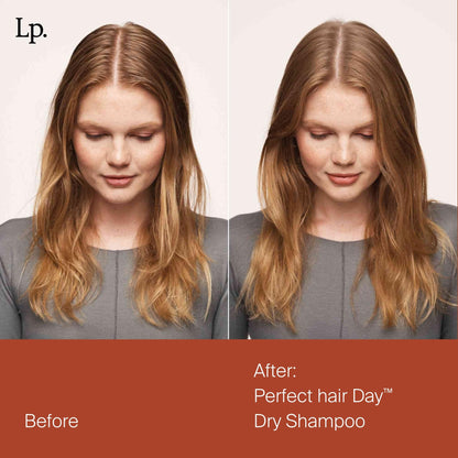 Living Proof limited edition volume and texture spray bottle highlighting product labeling.