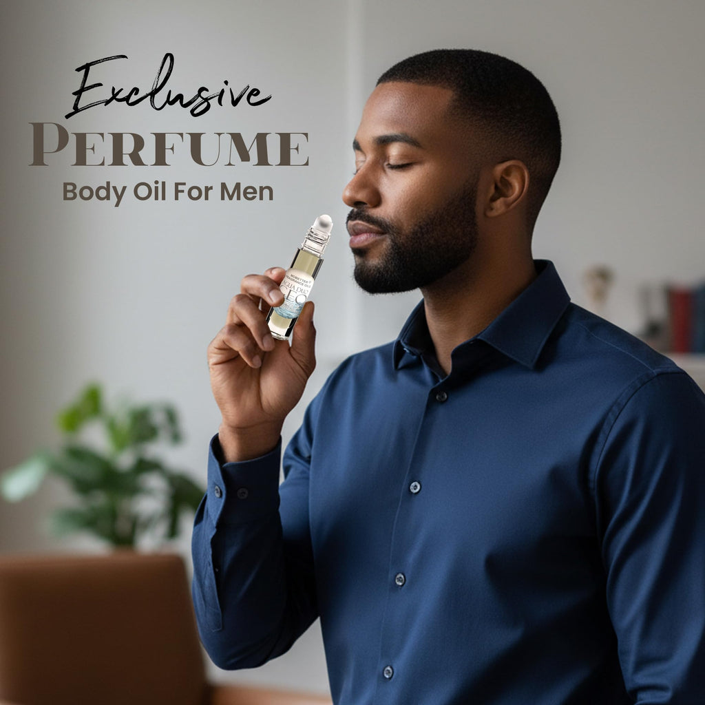 Portable 10ml men fragrance body oil for travel