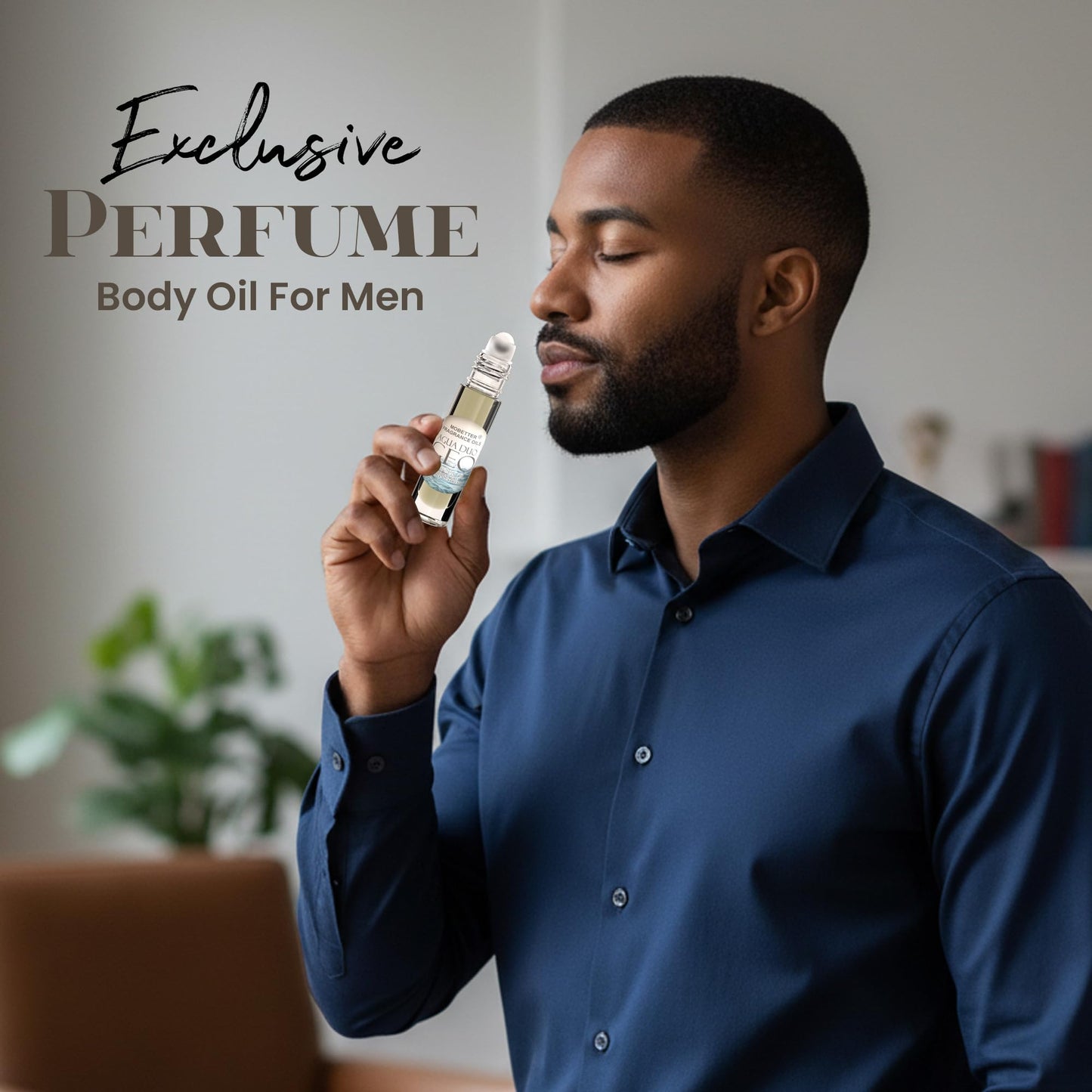 Portable 10ml men fragrance body oil for travel