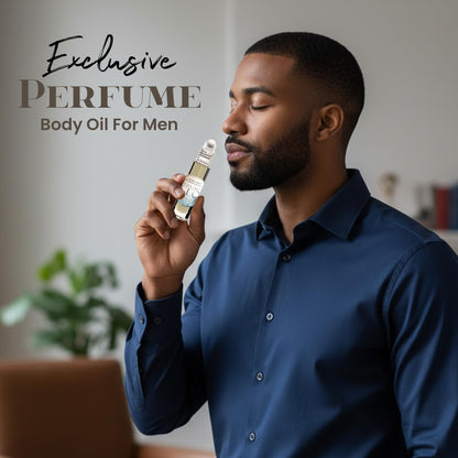 Portable 10ml men fragrance body oil for travel