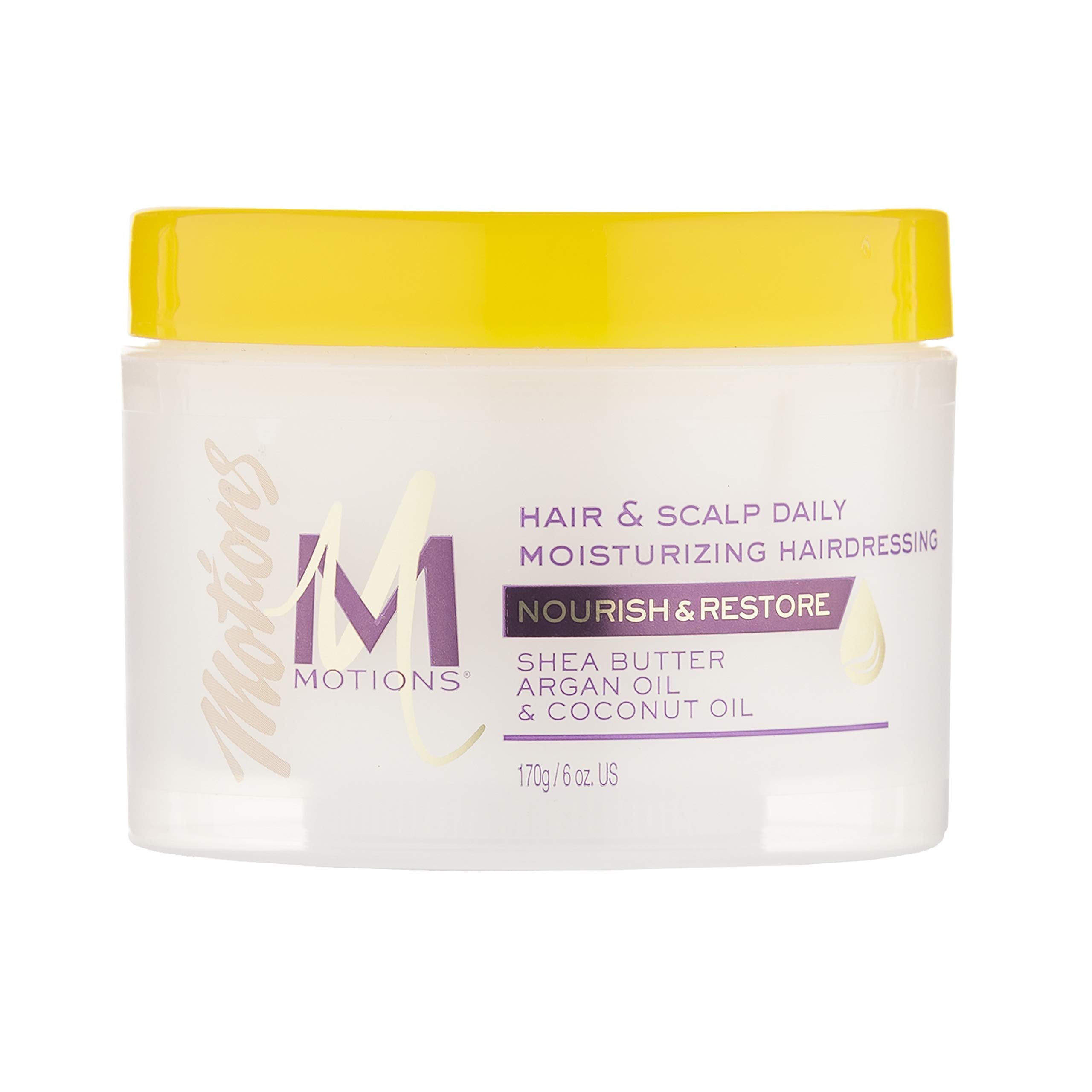 Motions Nourish And Restore Daily Hair Moisturizer cream texturizer close up