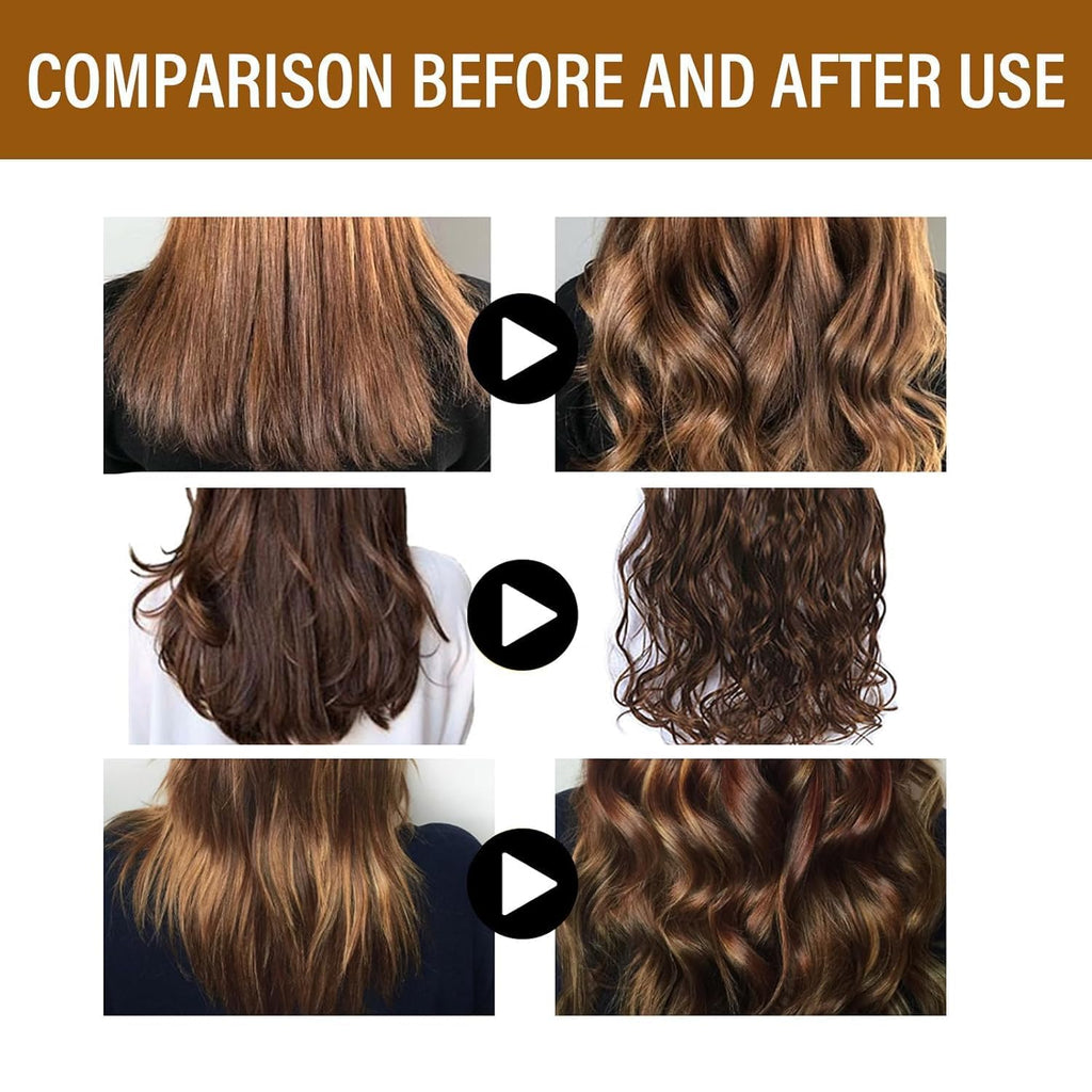 Two bottles of Utapossin curly hair styling cream side by side