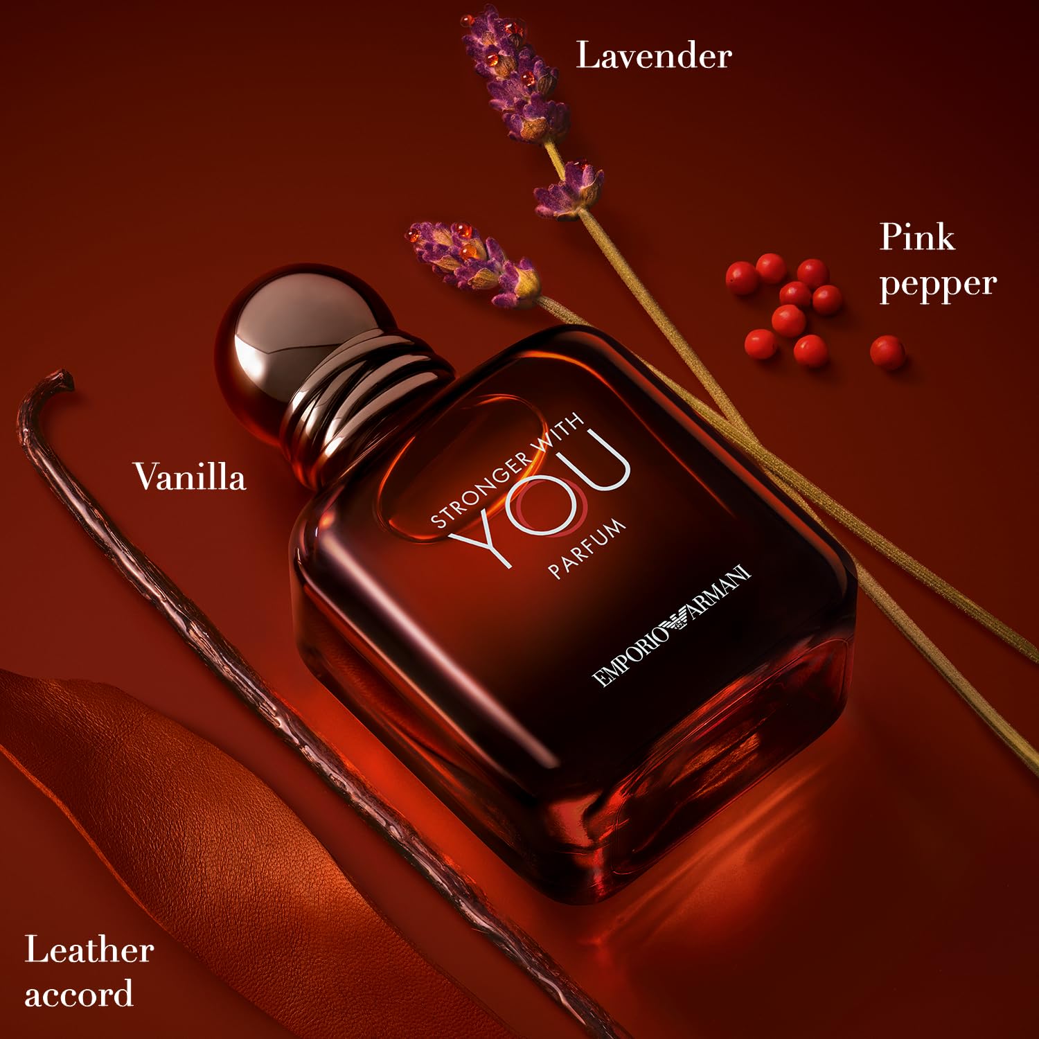 Armani Stronger With You Intensely and Parfum miniature bottles