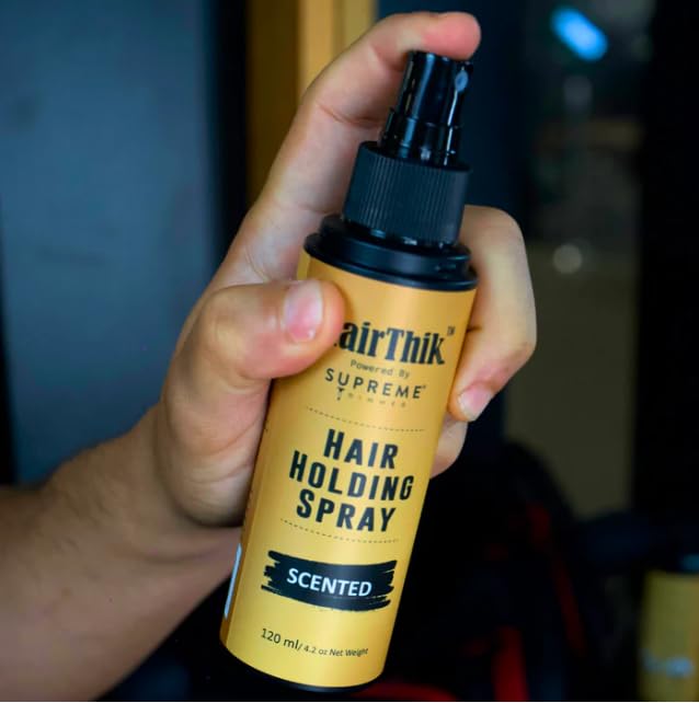 Authentic USA imported Supreme Trimmer scented hair finisher packaging