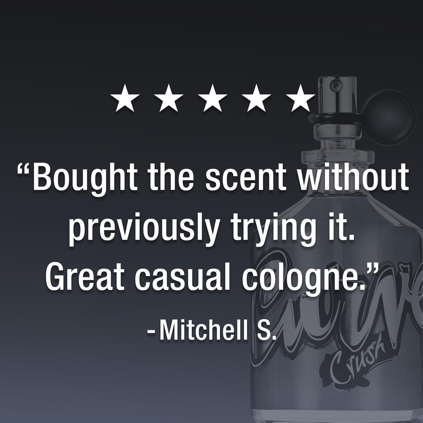 Premium imported Liz Claiborne casual day or night fragrance for men on a clean background